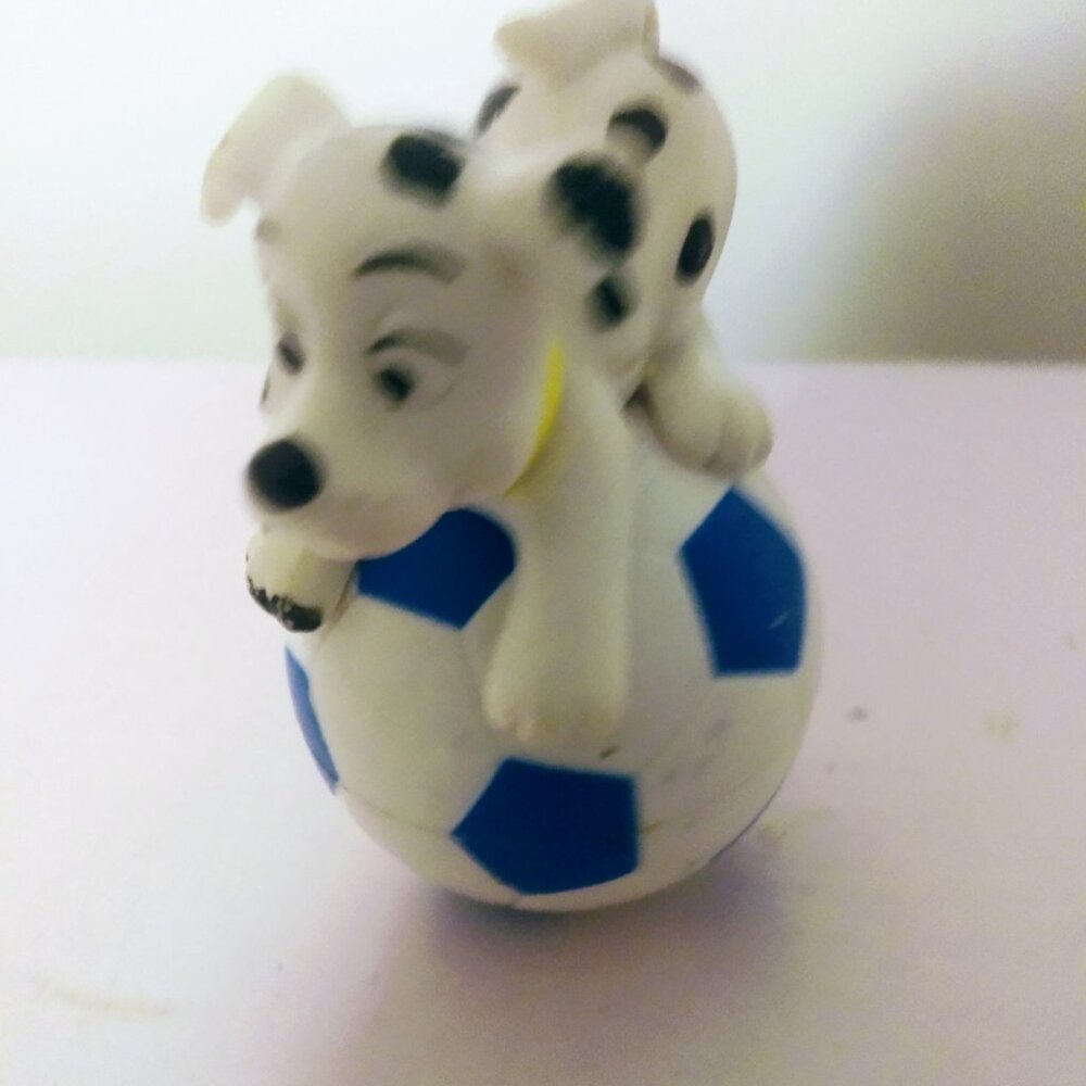 Vintage 1996 101 Dalmatians soccer ball heavy toy figure
